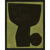 Module On Green 1 Painting by Michael Kempen