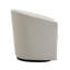 Faux Leather Swivel Barrel Chair-311480581