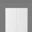 Garde-manger 61 po en métal blanc avec 4 tablettes réglables