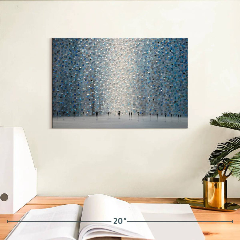 Avery Moonlight Rain, 8" H x 12" W