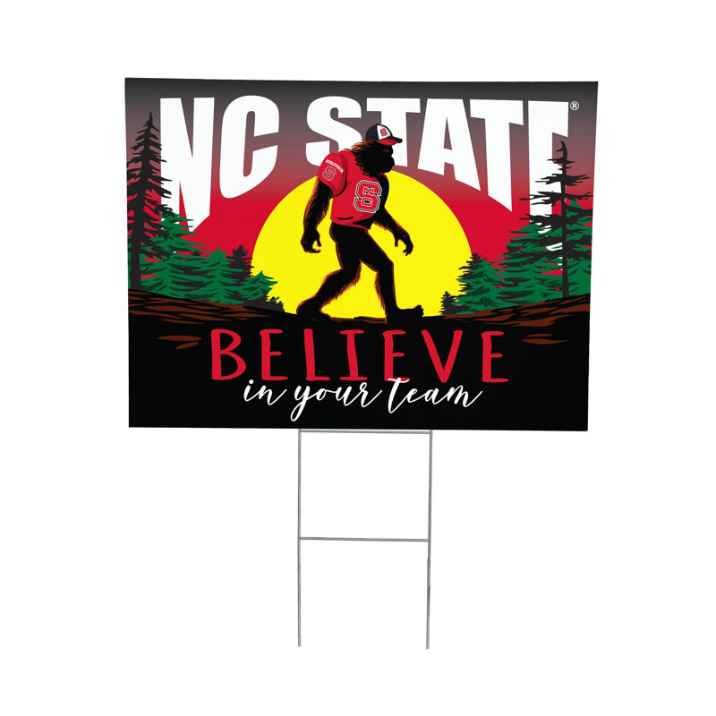 Enseigne de cour de l'Université North Carolina State, Bigfoot