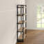 200cm H x 120cm W Solid Wood Etagere Bookcase