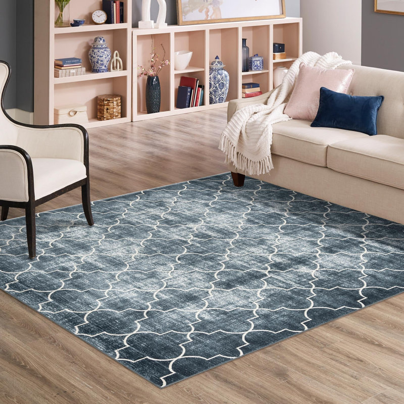 Antwanae Geometric Indoor Rug, Square 7'10"
