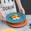 Assiettes plates Clore, résistantes aux égratignures, ensemble de 8 assiettes plates de 10 pouces, assiettes à salade dans un restaurant de cuisine