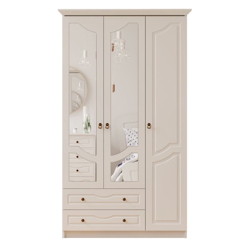 Antowne 3 Door Manufactured Wood Wardrobe