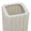 Ensemble de 2 pots en bois blanc intérieur / extérieur Joelle