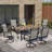 6 - Person Metal Patio Dining Set With Rectangular Table