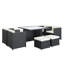 Ensemble de mobilier d'extérieur en rotin 9 pièces Modway Inverse Wicker-1169957872
