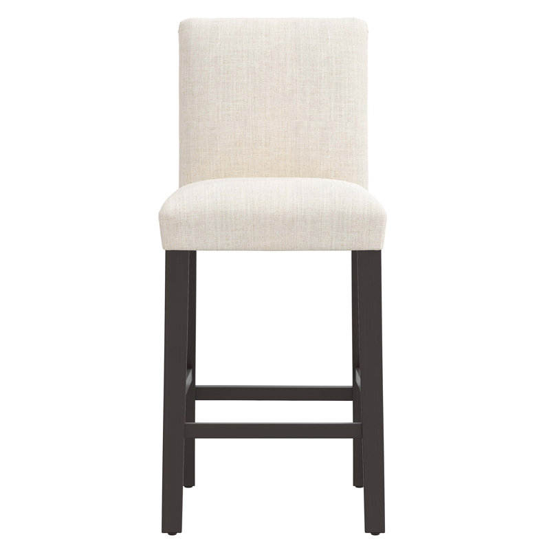 Hadrien Bar & Counter Stool, Bar Stool (31” Seat Height), Classic Talc Linen, Cream