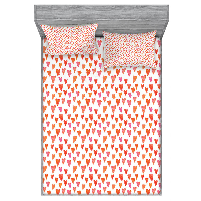 Microfiber Sheet Set, Full Sheet Set with Fitted Sheet