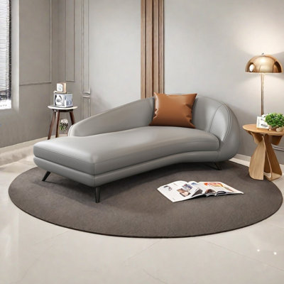 Fauteuil inclinable ergonomique en cuir Napa