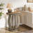 24-Inch Tall Round End Table, Set Of 2-695071568