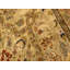 Tapis beige/doré en laine noué la à la main Gribble