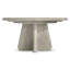 Arcadia Round Oak Extendable Pedestal Dining Table
