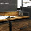 Abshier Chest of Drawers Fabric Dresser 6 Drawers, Rustic Brown