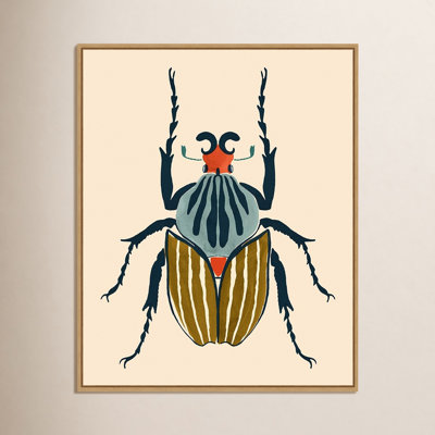 Beetle Bug I Canvas Print by Victoria Barnes