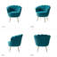Hendrix Velvet Accent Chair-2112625230