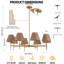 Lustre en rotin doré et naturel, luminaire suspendu réglable homologué UL-128940653