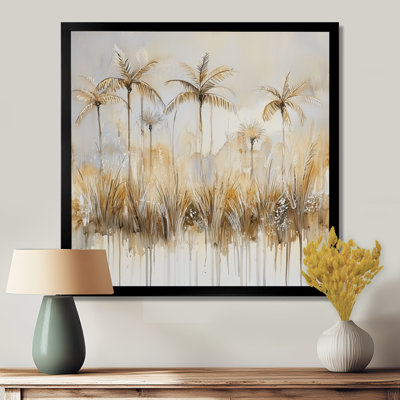 «Minimal Florida Palm Trees II», impression d'art de palmiers