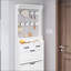 Range-chaussures blanc avec 3 portes