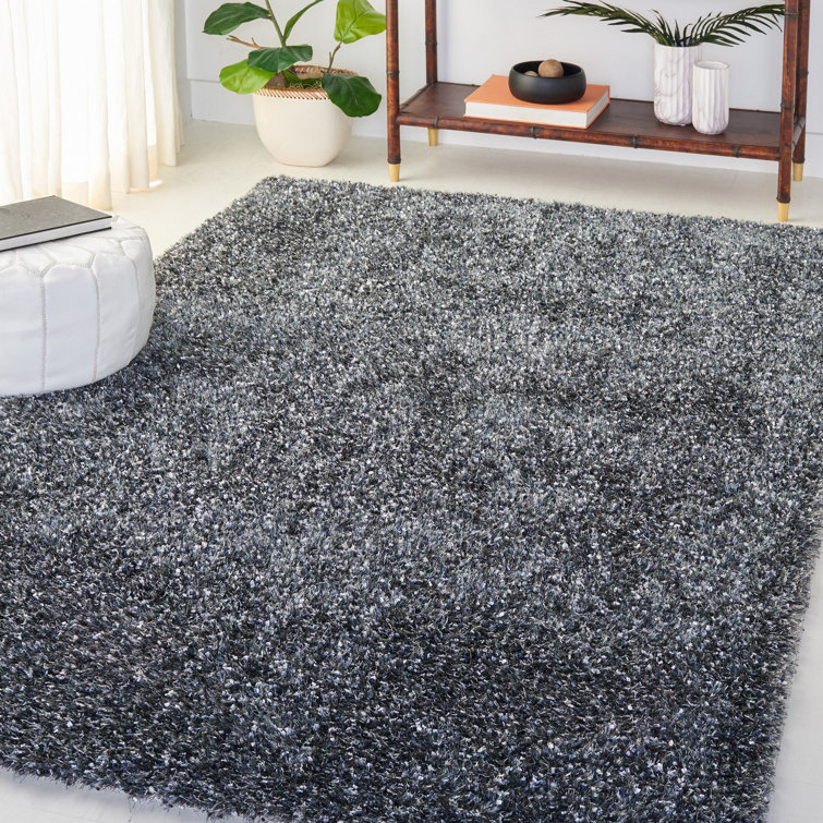 Delane Handmade Tufted Charcoal Area Rug