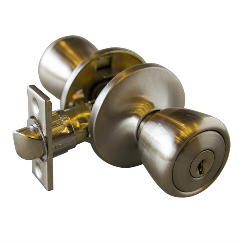 Bouton de porte pour terrasse Terrace, Nickel satiné