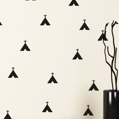 Abstract Non-Wall Damaging Wall Decal