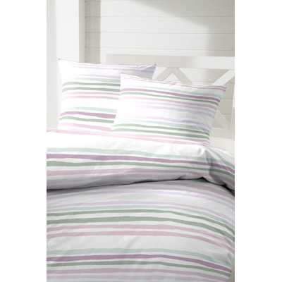 East Urban Home Kurie Cotton Striped Duvet Cover Set with Pillow Shams and Pillowcases