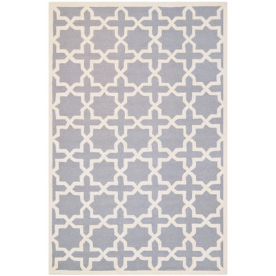 Igna Hand Tufted Wool Geometric Rug