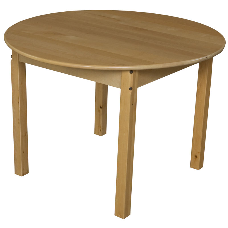 Table d'activité circulaire, Sans roulettes, H 25 po x L 36 po x l 36 po