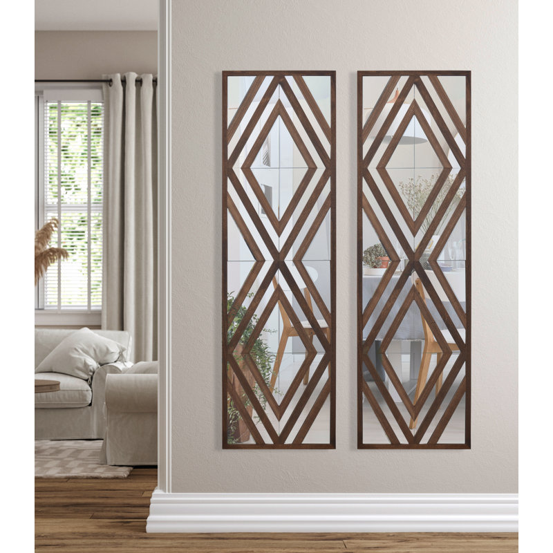 Miroir d'appoint Banas, Teinture du bois