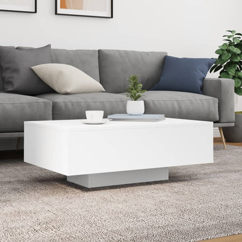 Cueto Four Leg Coffee Table, White