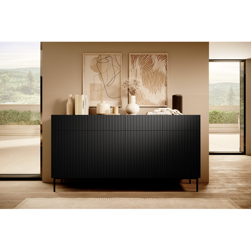 Albhie 200cm Sideboard, Black