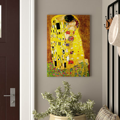 The Kiss by Gustav Klimt - Painting on Canvas