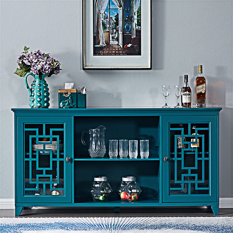 Functional Sideboard Buffet Cabinet with Storage