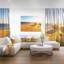 « large », reproduction de photo sur toile tendue, "surface sable moderne"-18296659