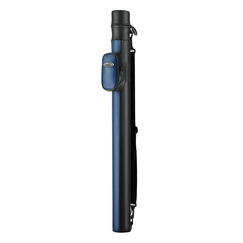 Casemaster Q-Vault Supreme Billiard Cue Case, Black and Navy