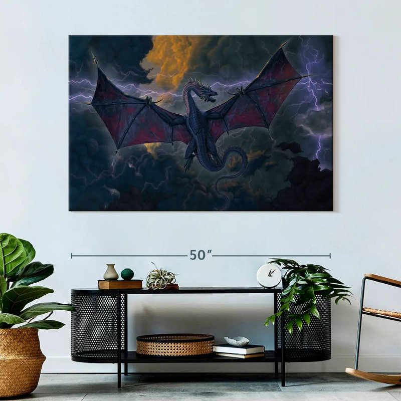 Kelan Thunder Dragon, 34" H x 51" W