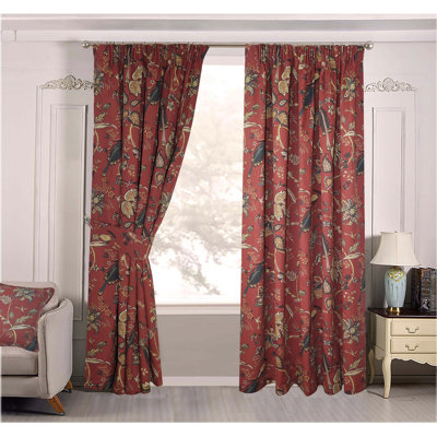 Powis Pencil Pleat Room Darkening Curtain
