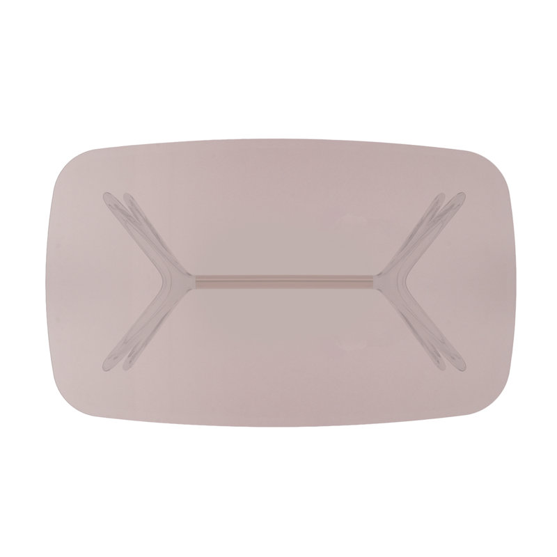 Blast Coffee Table, Crystal-Bronze, Pink