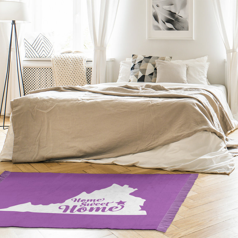 Tapis de zone mauve richmond the home