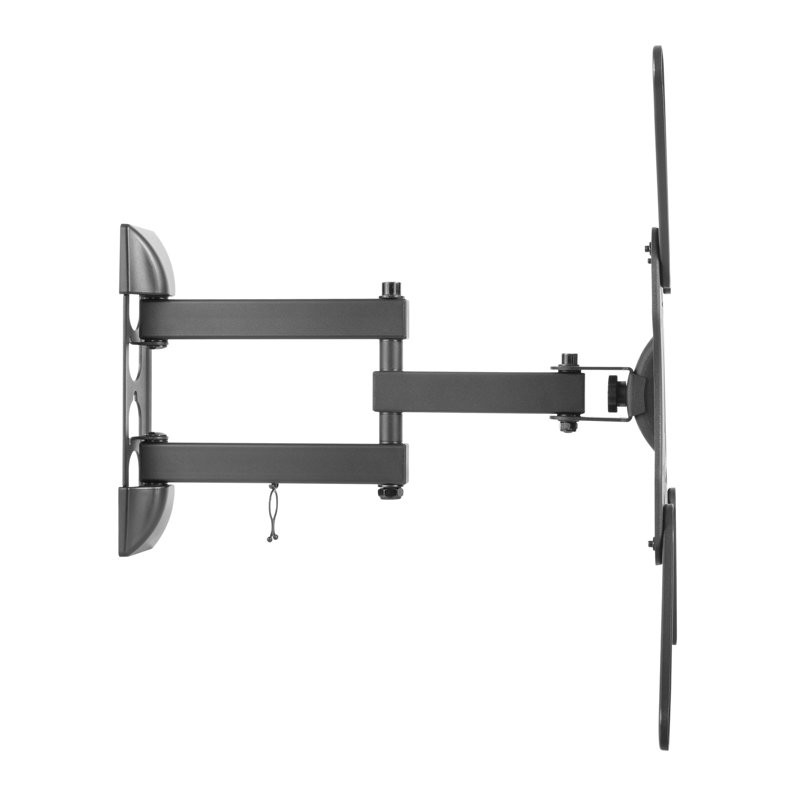 Black Steel Full-Motion Wall Mount for 23"-55" TVs
