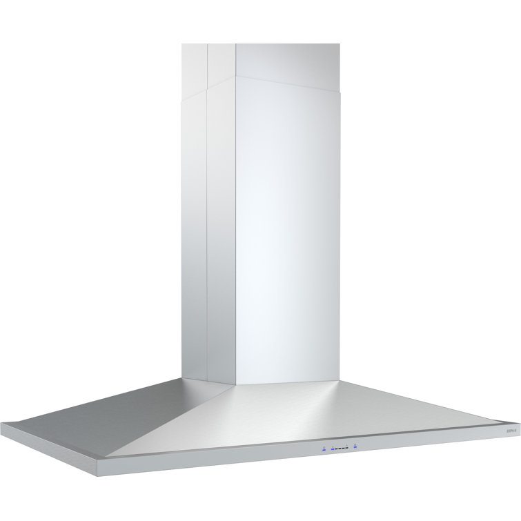 Core 36 in. 600 CFM Island Mount Range Hood with LED Light in Stainless Steel