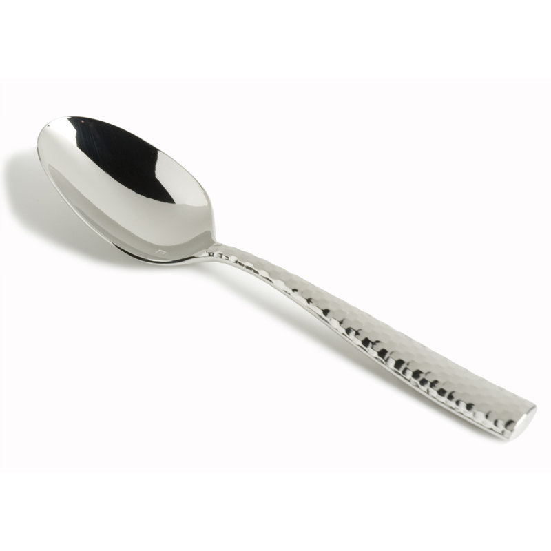 Lucca Faceted Oval 18/10 Stainless Steel Soup Spoon