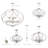 Wallasey 5 - Light Unique/Statement Pendant-59458619
