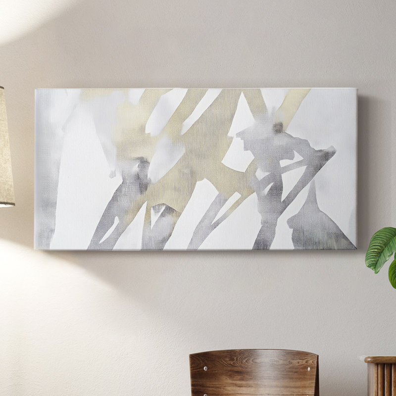 Abstract Series 7 #IV-Gallery Wrapped Canvas, 16" H x 32" W
