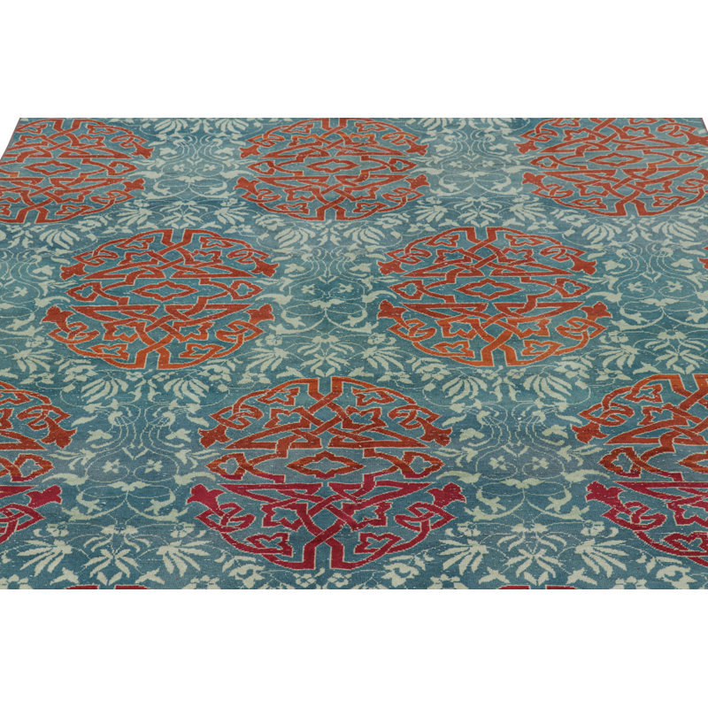 One-of-a-Kind 5'6”x6'9” Hand Knotted Area Rug