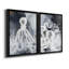 Octopus Ink I - ensemble de 2 reproductions d'art sur toile encadrées-1741931900-1741931778