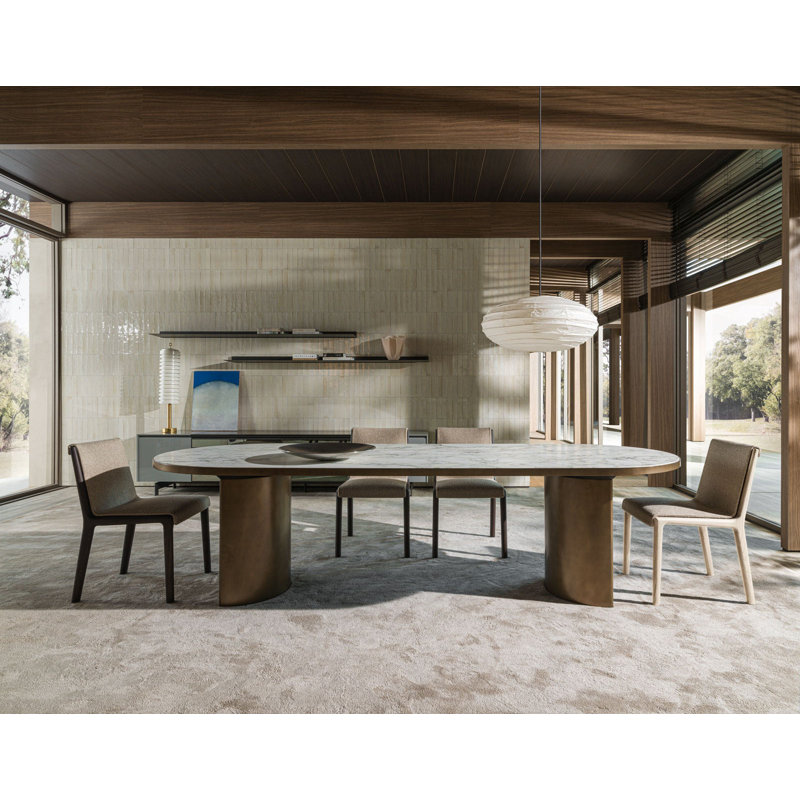 Blevio 41.38" Marble Dining Table by Ignazio Gardella