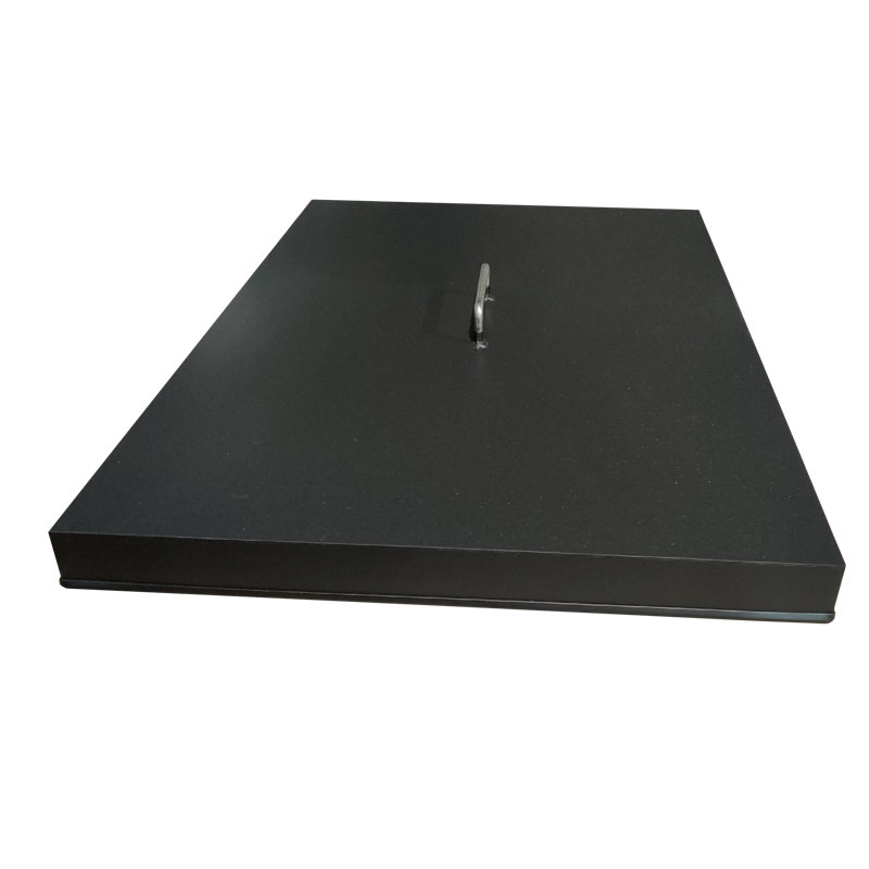 Square Steel Fire Pit Lid, 5" H x 26" W x 26" D
